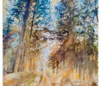  - Into the woods 30 x 24 cm gouache Sara Heinrich